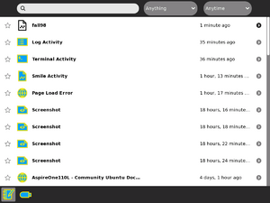 Select from Journal activity
